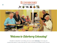 Tablet Screenshot of elderberrycohousing.com